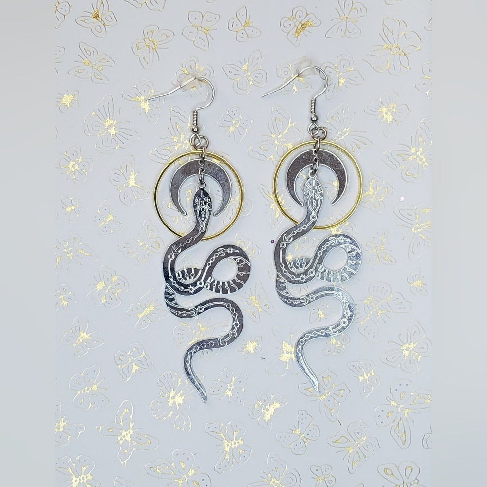Snake earrings - Picture 2 of 3